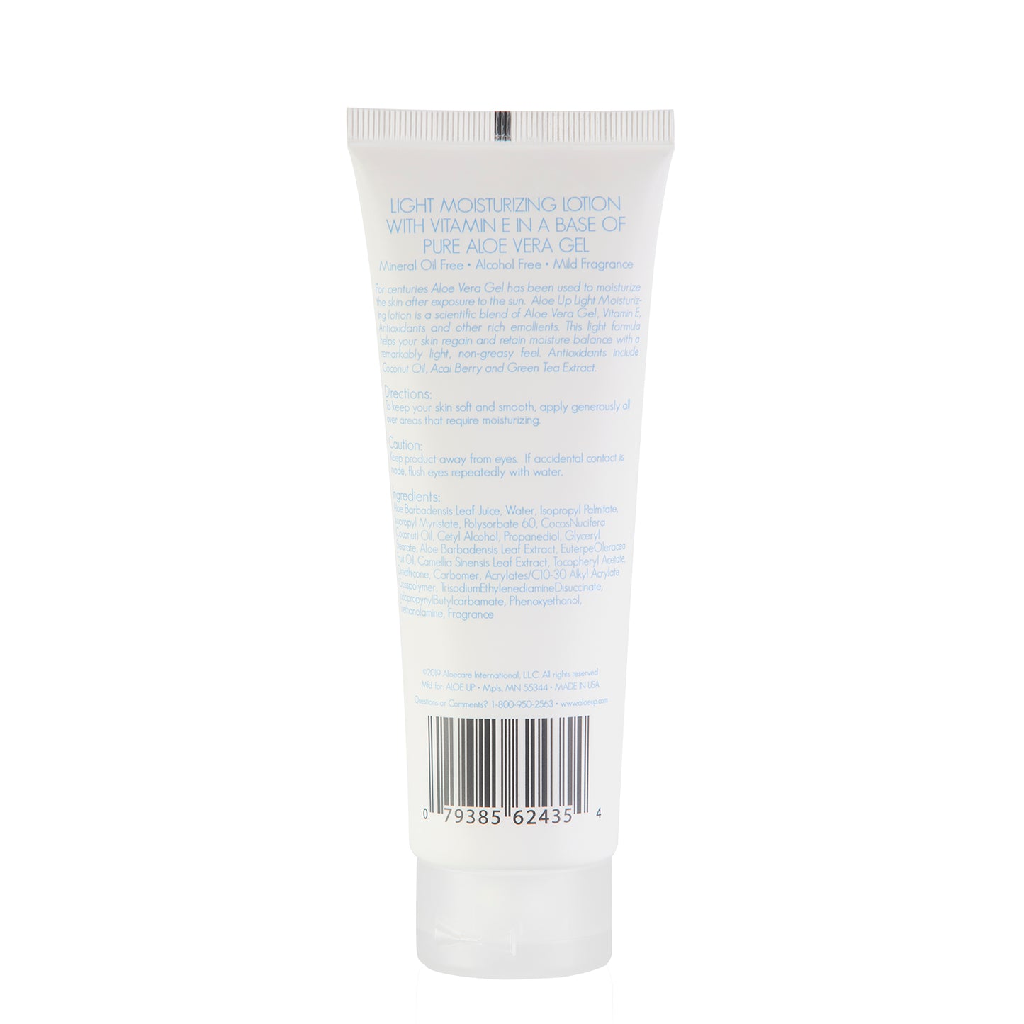 Aloe Vera Aftersun Light Moisturiser Spa Collection Lotion 120ml