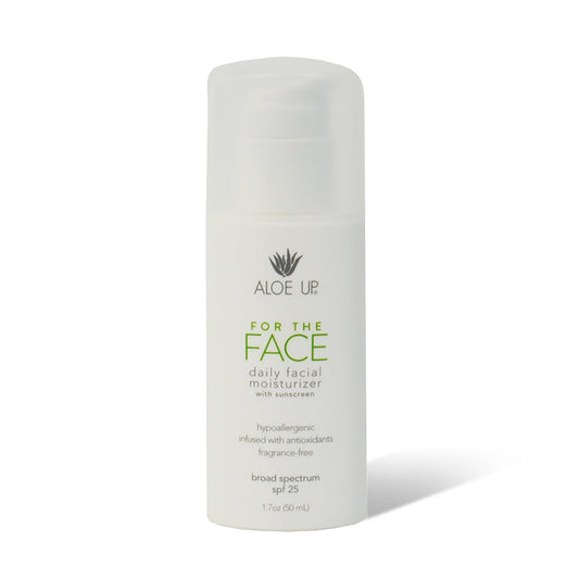 Aloe Vera 'For the Face' SPF25 Daily Moisturising Spa Collection Lotion 50ml Pump