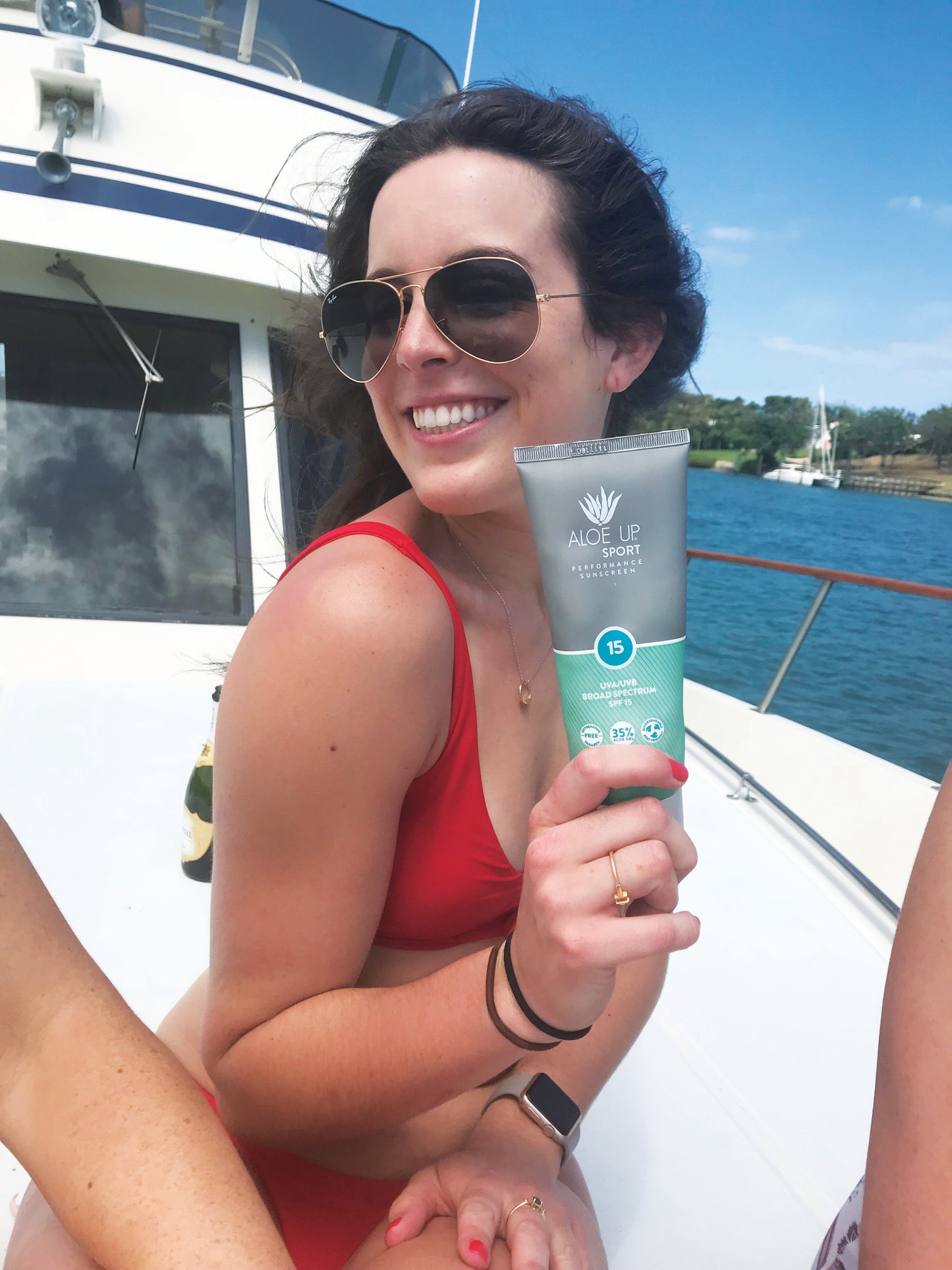 Aloe Vera Sport Suncream Lotion SPF15 180ml