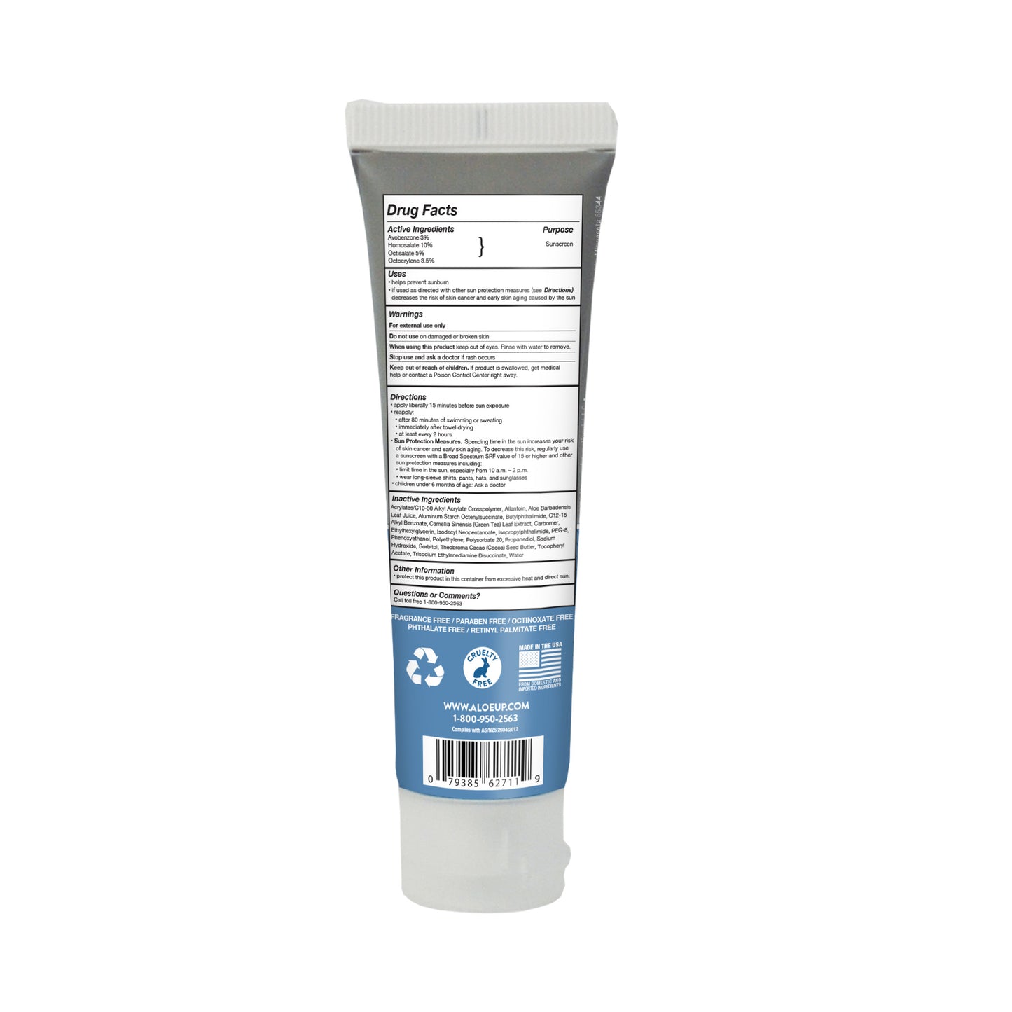 Aloe Vera Sports Suncream Lotion SPF30 30ml